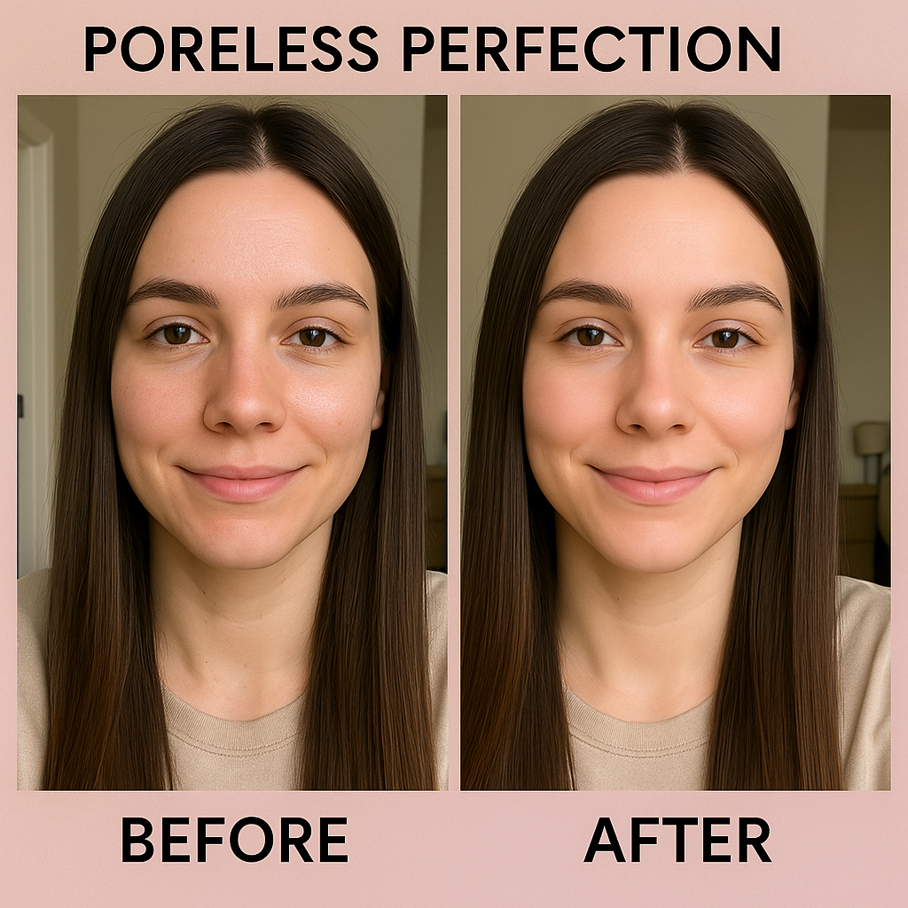 Piel lisa en 30s — tono único universal.