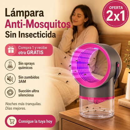 Lámpara Anti-Mosquitos - Sin Fumigar Tu Cuarto con Spray Tóxicos
