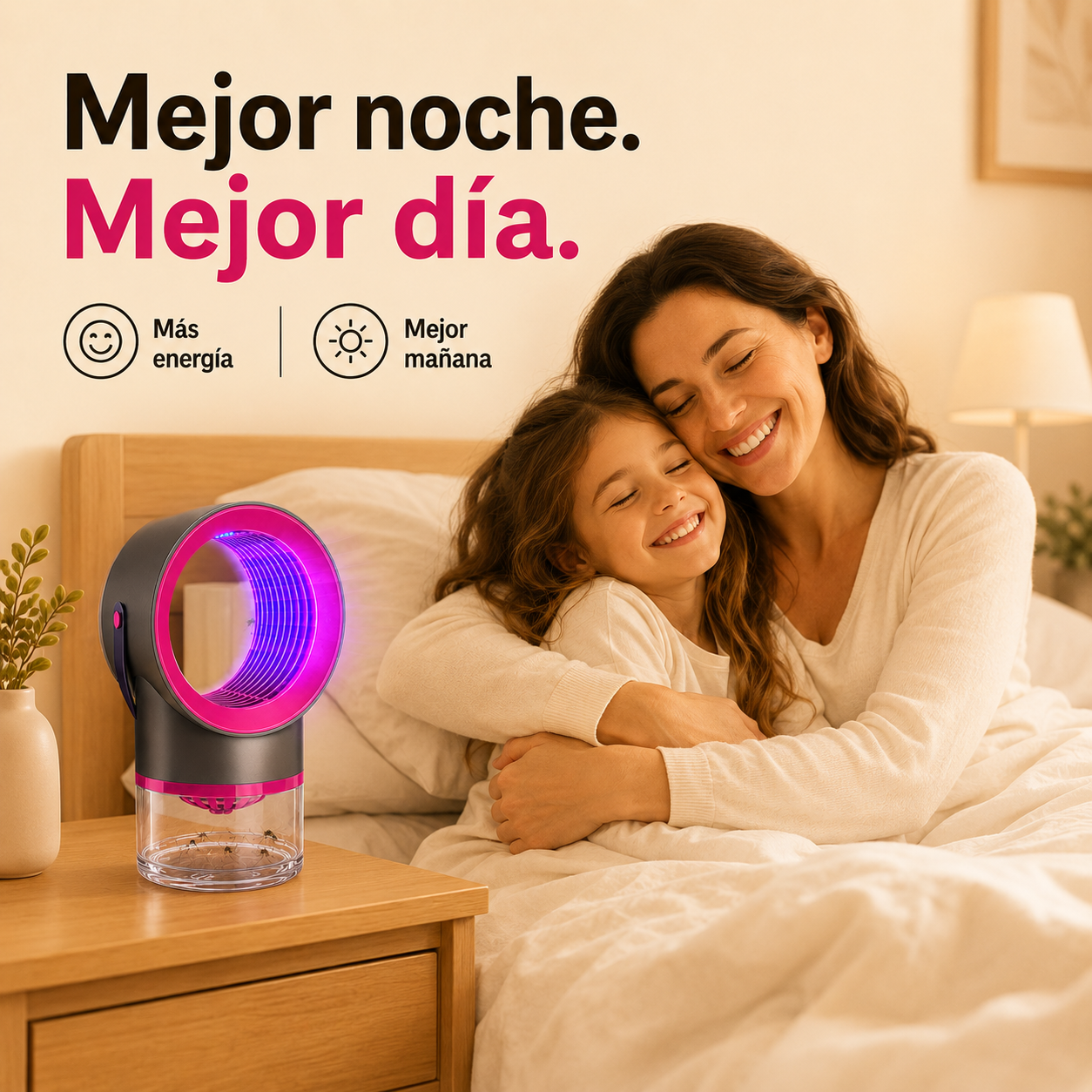 Lámpara Anti-Mosquitos - Sin Fumigar Tu Cuarto con Spray Tóxicos